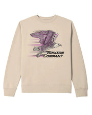 Brixton Free Crew Sweatshirt - Bone