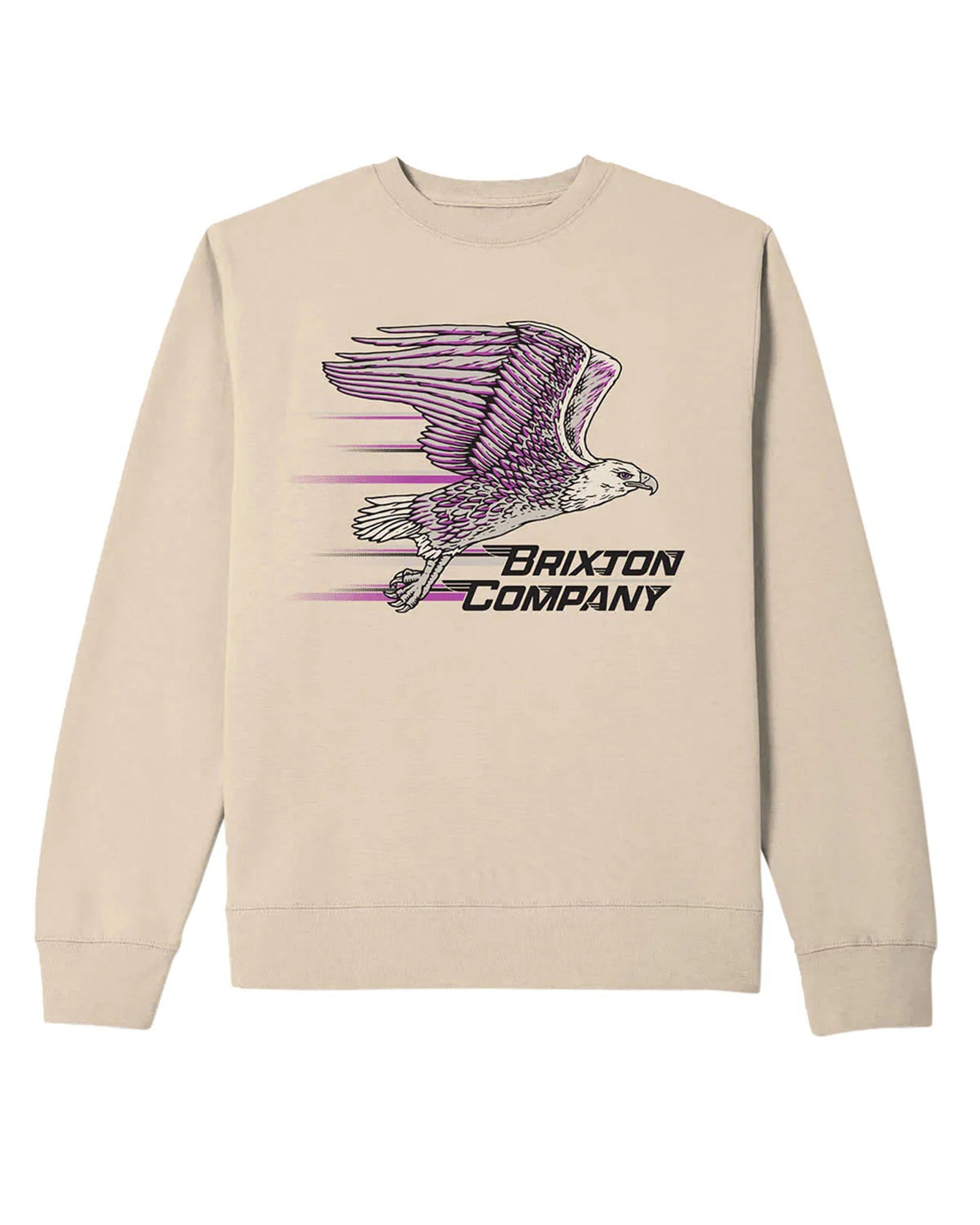 Brixton Free Crew Sweatshirt - Bone