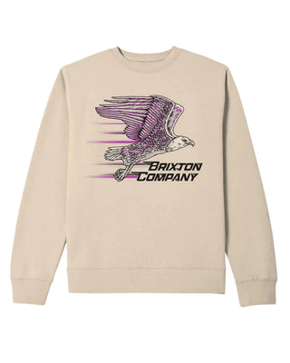 Brixton Free Crew Sweatshirt - Bone