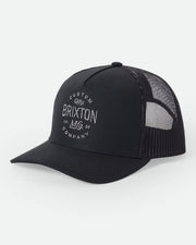 Brixton Fremont Netplus Trucker Hat - Black/Black