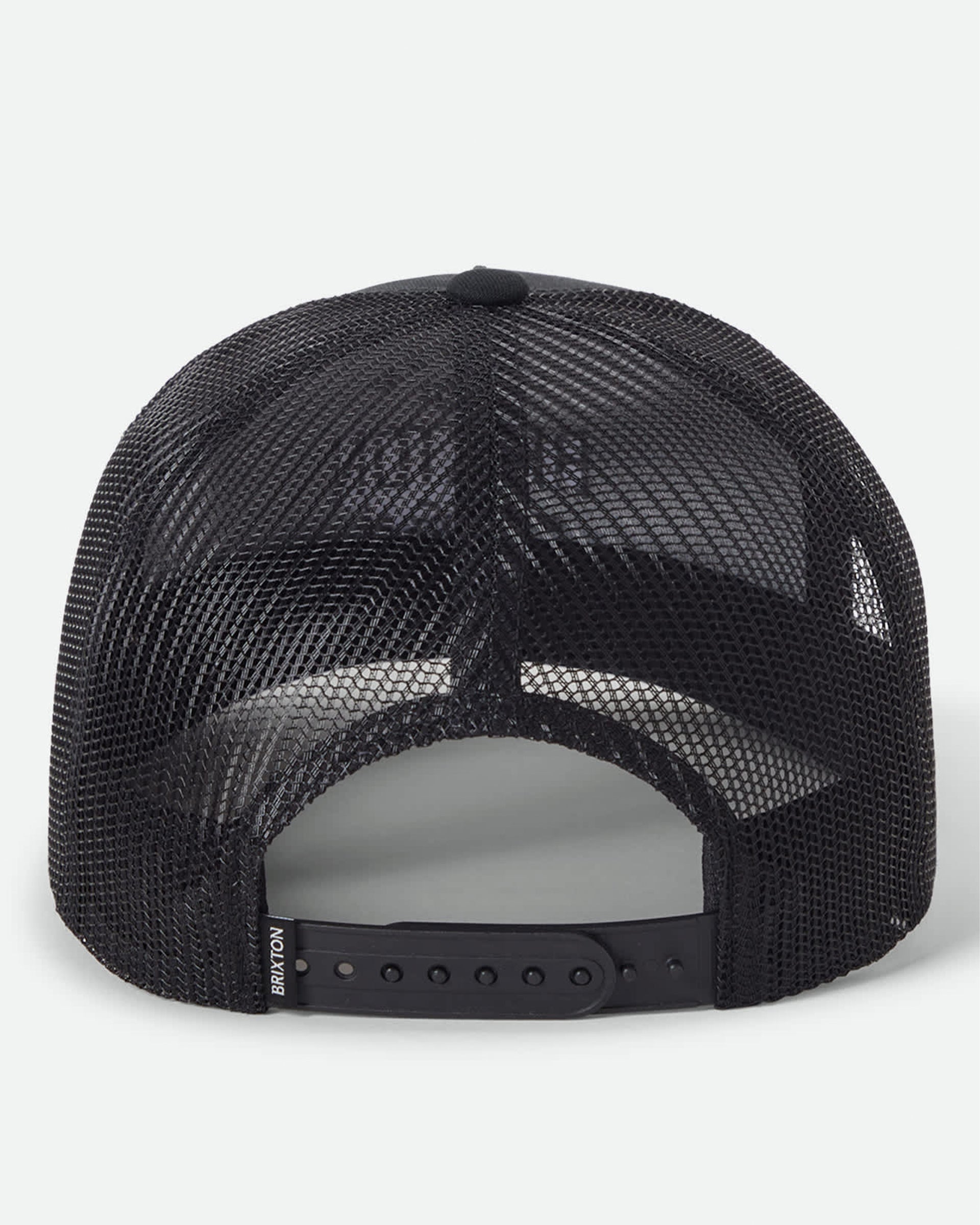 Brixton Fremont Netplus Trucker Hat - Black/Black