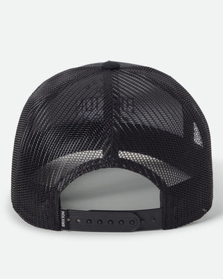 Brixton Fremont Netplus Trucker Hat - Black/Black