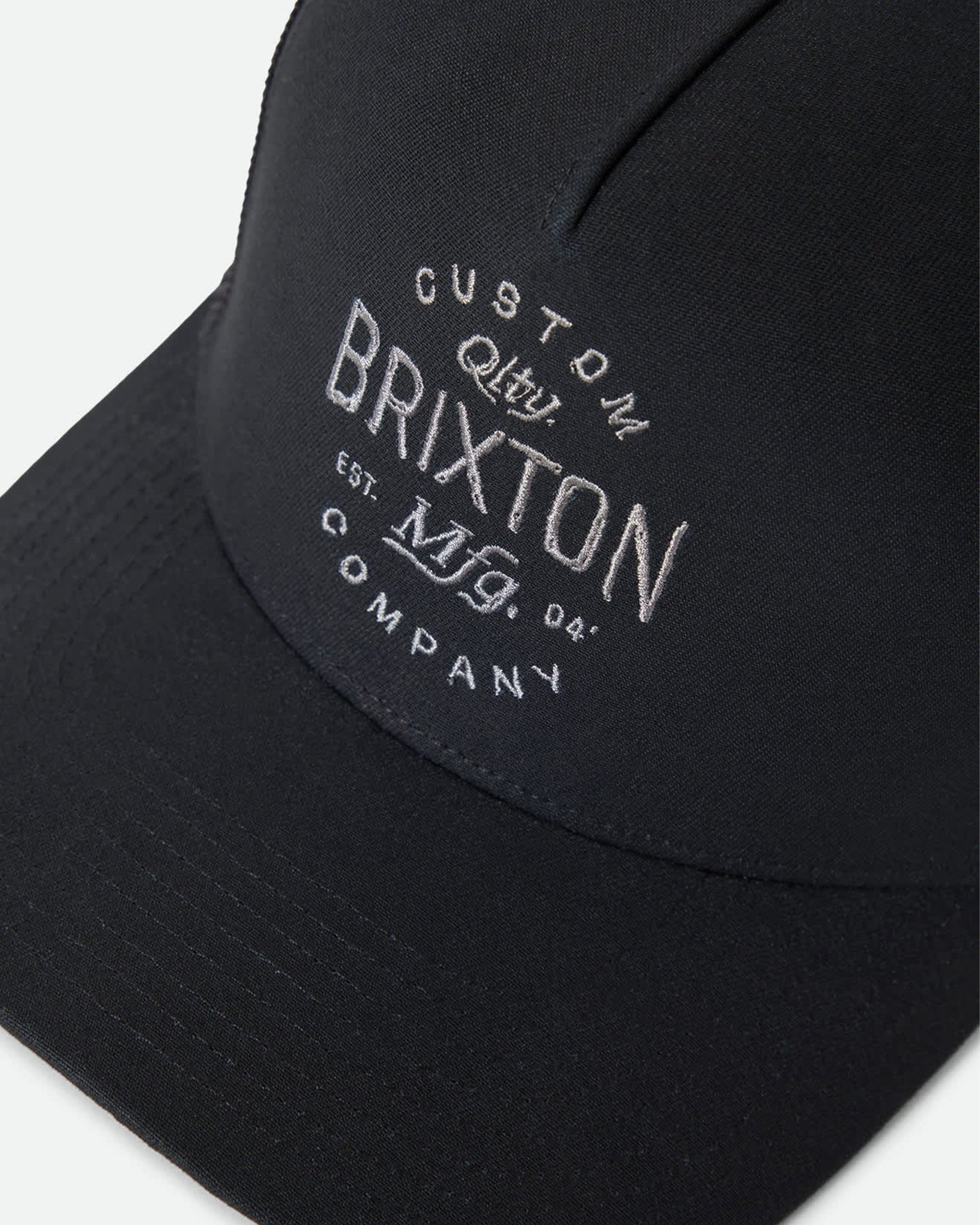Brixton Fremont Netplus Trucker Hat - Black/Black