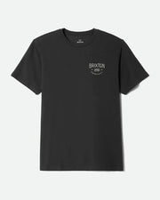 Brixton Fremont Short Sleeve Standard T-Shirt - Vintage Black