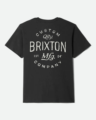 Brixton Fremont Short Sleeve Standard T-Shirt - Vintage Black