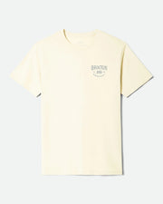 Brixton Fremont Short Sleeve Standard T-Shirt - Cream