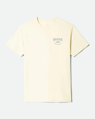 Brixton Fremont Short Sleeve Standard T-Shirt - Cream