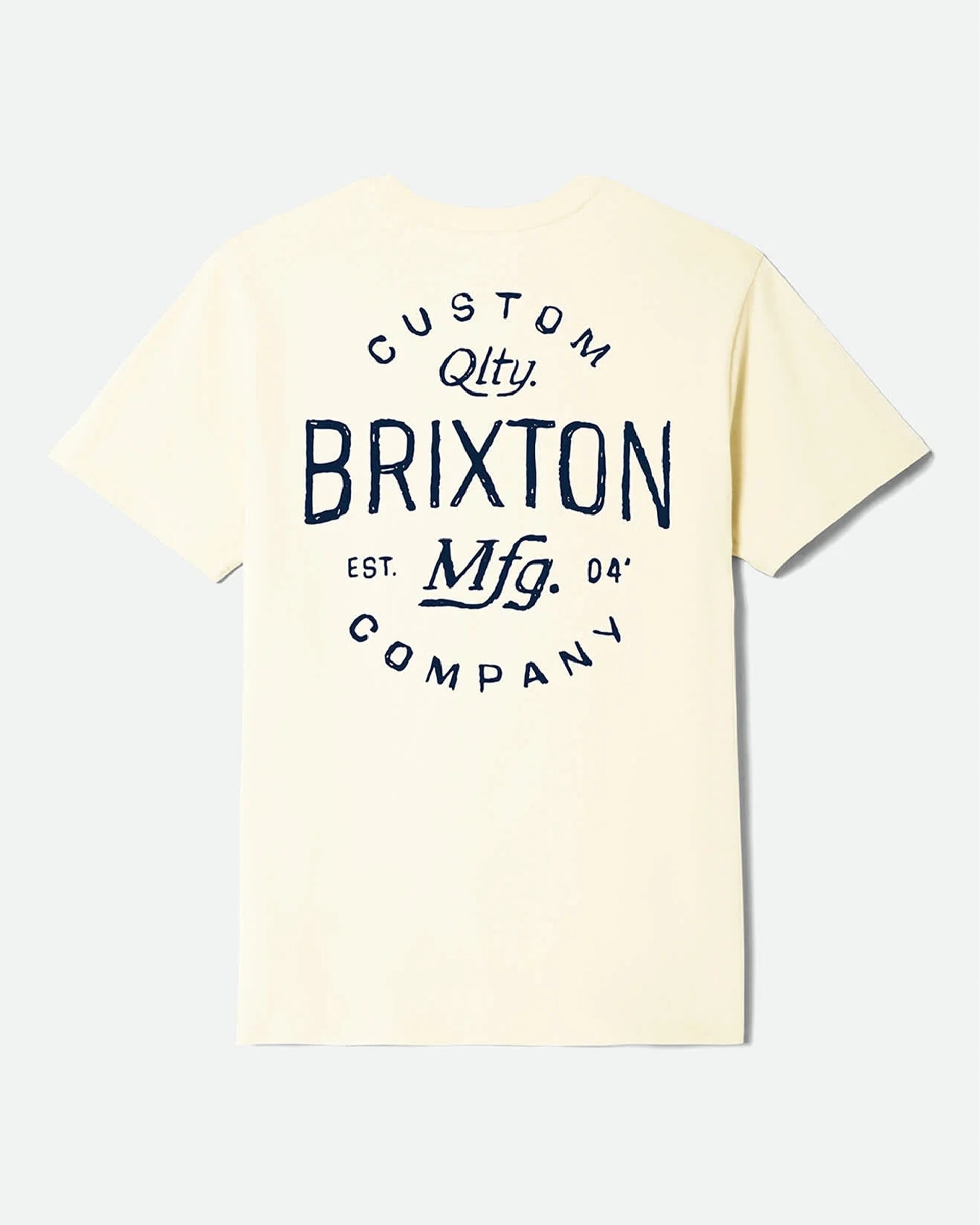 Brixton Fremont Short Sleeve Standard T-Shirt - Cream
