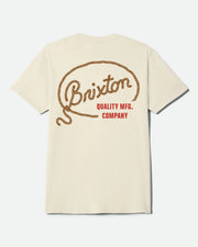 Brixton Gallatin Short Sleeve T-Shirt - Cream