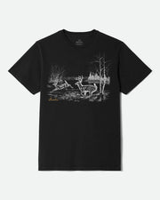 Brixton Gallop Short Sleeve Standard T-Shirt - Black Worn Wash