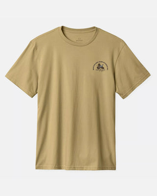 Brixton Game Short Sleeve Tailored T-Shirt- Khaki
