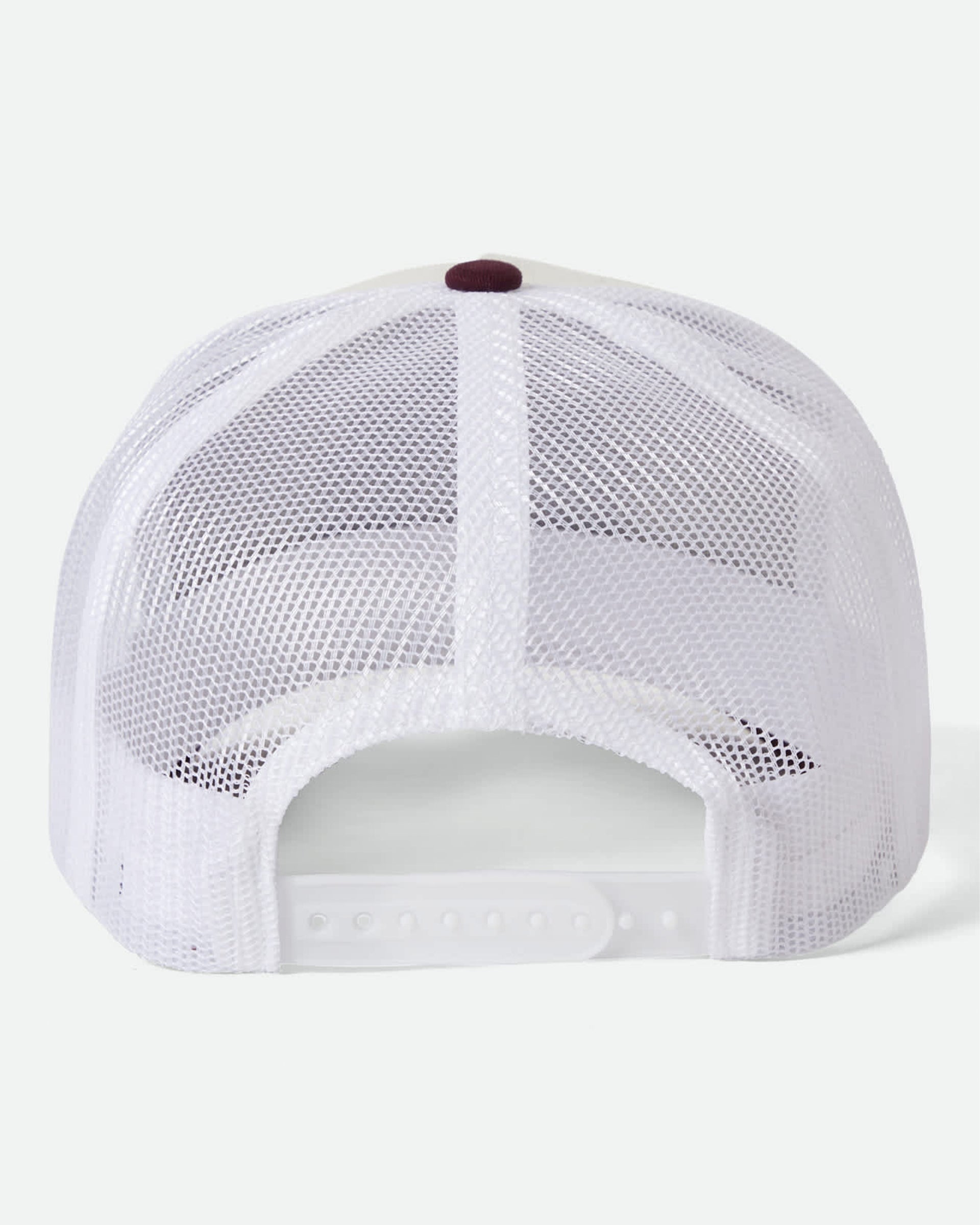 Brixton Genuine Quality Netplus Trucker Hat - Off White/Port