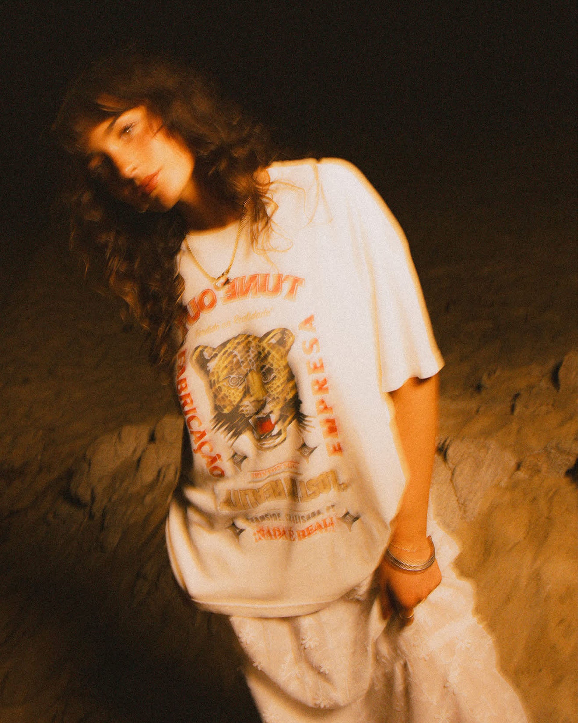 Brixton Women's The Getaway Oversized Boyfriend T-Shirt - Vintage White