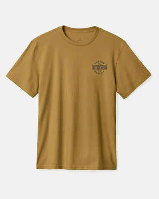 Brixton Gibson Short Sleeve Standard T-Shirt - Dijon Worn Wash