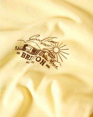 Brixton Women's Good Times Fitted Crew T-Shirt - Panna Cotta