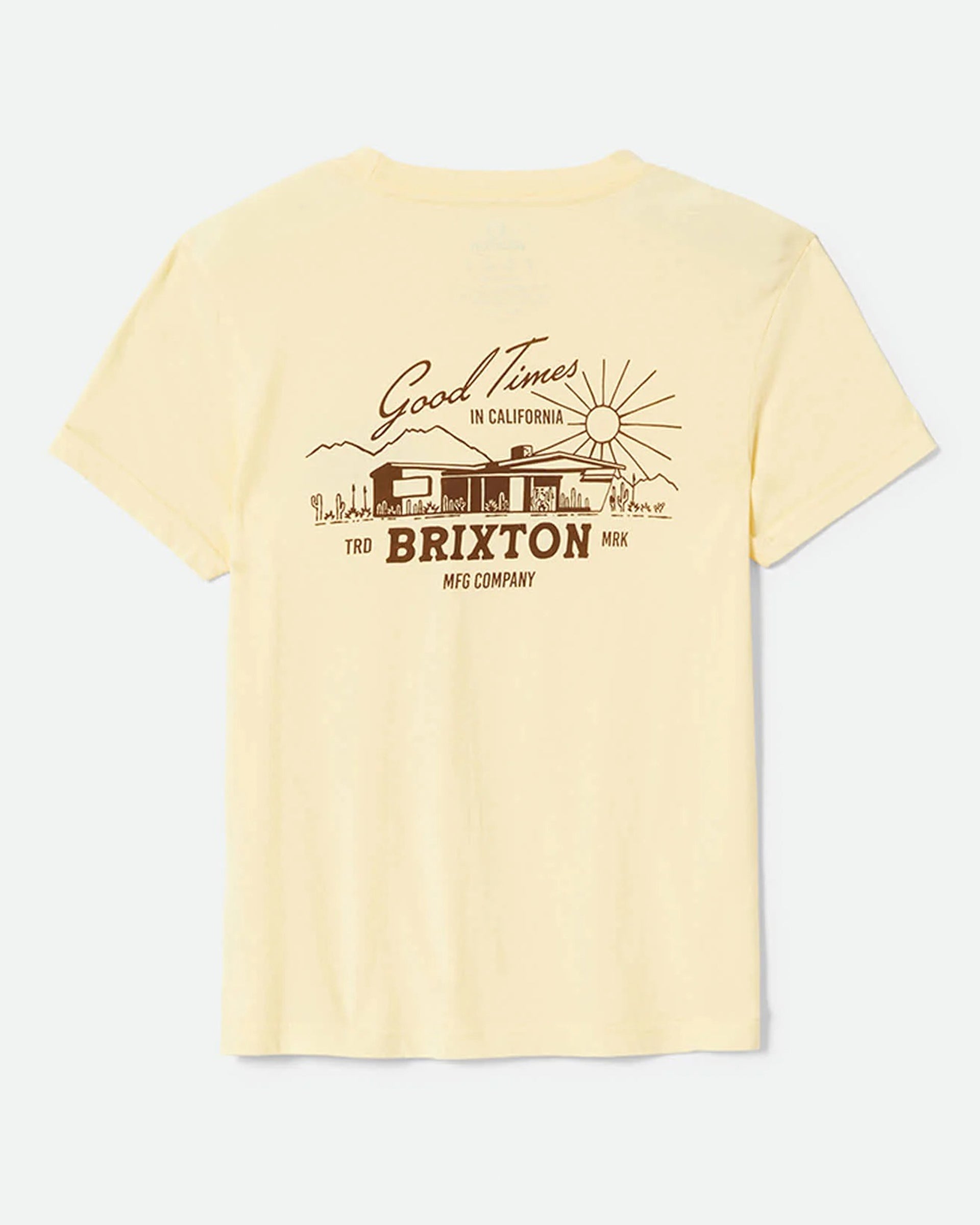 Good Times Fitted Crew T-Shirt - Panna Cotta – Jack's Surfboards