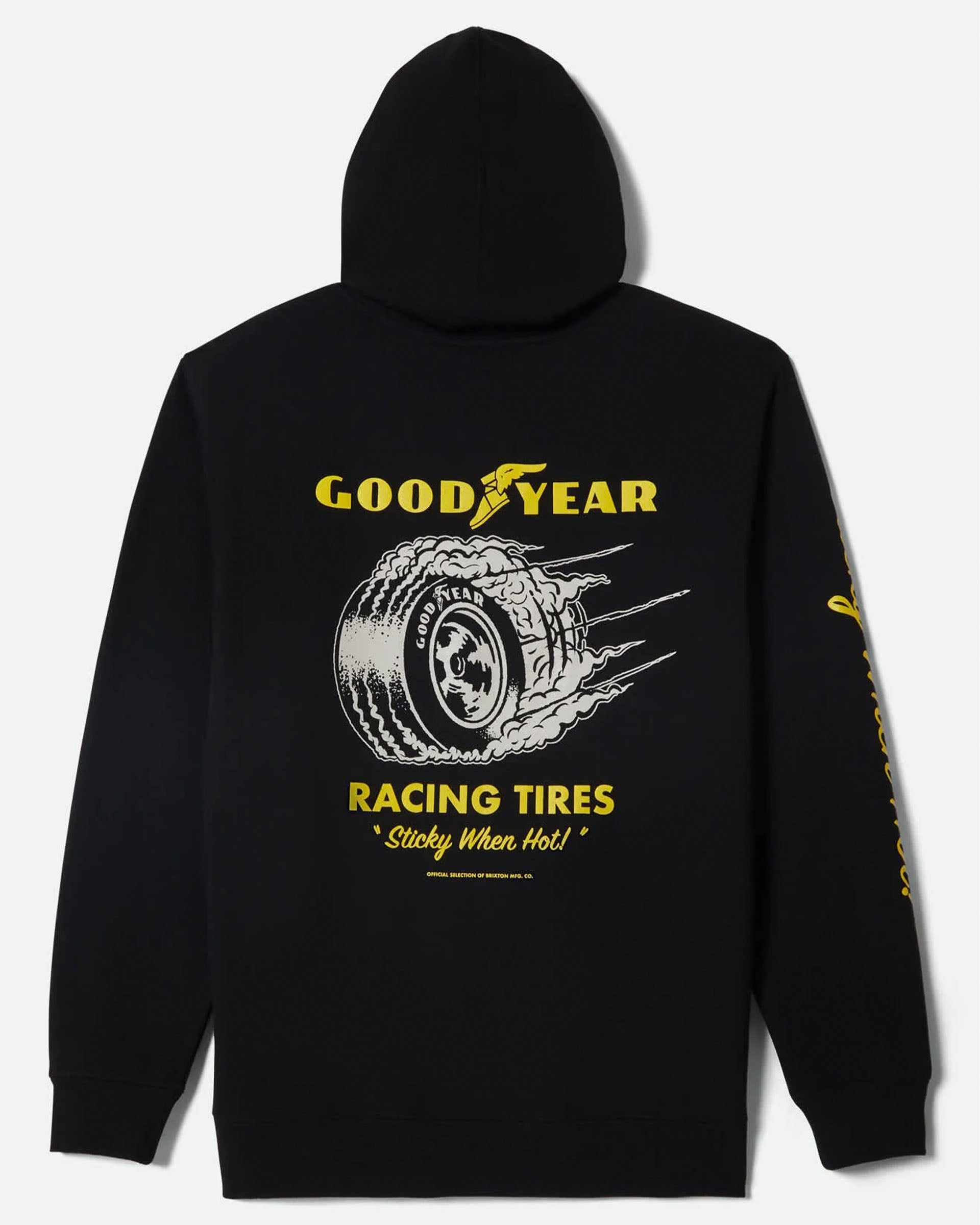 Brixton Goodyear Cheater Slick Hood - Black