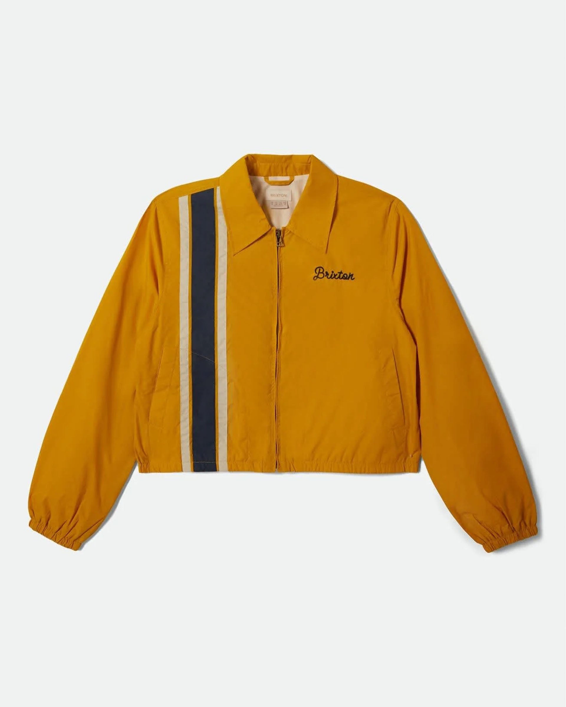 Brixton Women's Goodyear Mechanics Garage Jacket - Nugget Gold