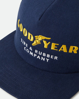 Brixton Goodyear Service Trucker Hat - Navy
