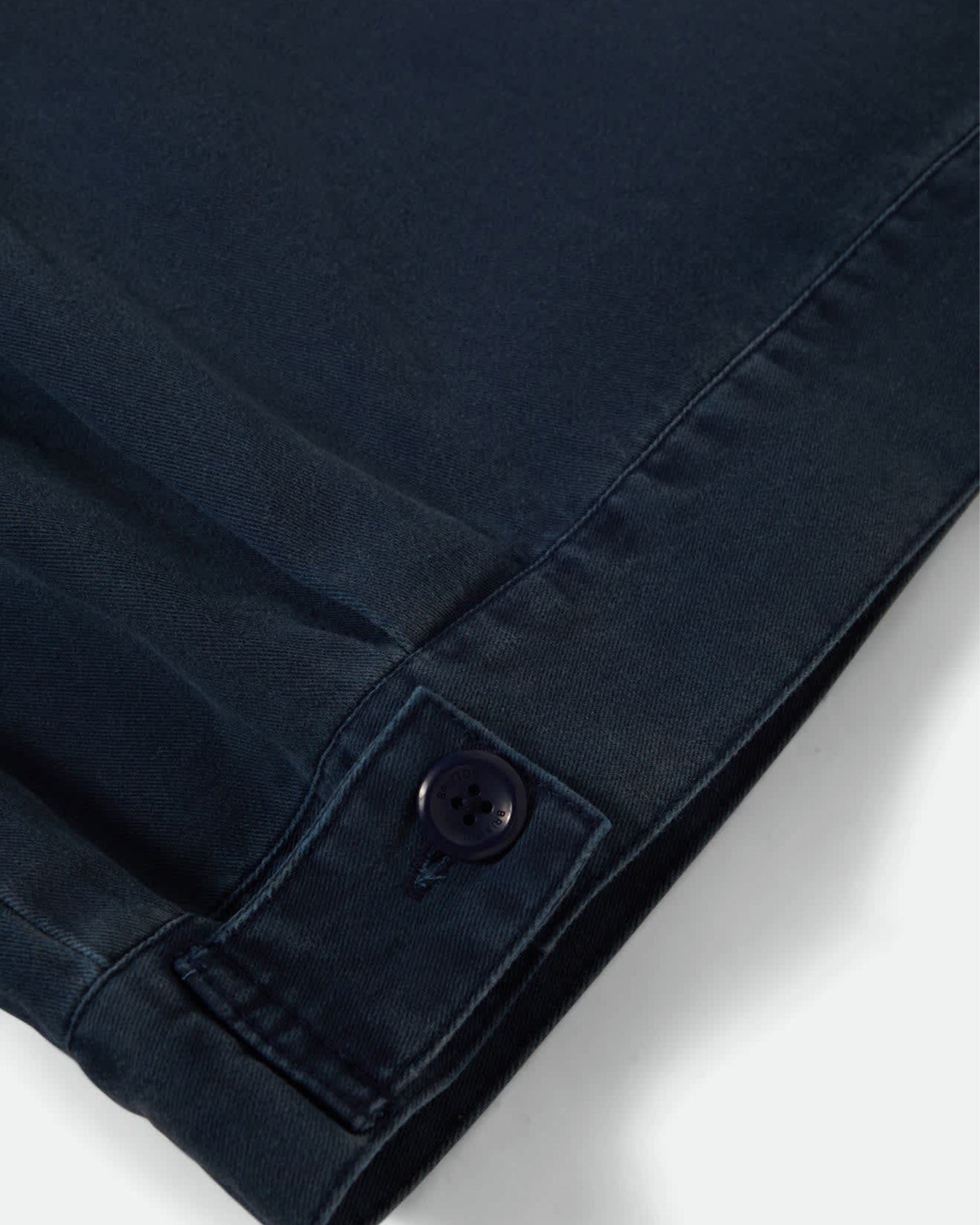 Brixton Goodyear Trademark Lightweight Coaches Jacket - Washed Navy