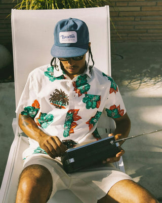 Brixton Grade Snapback - Denim
