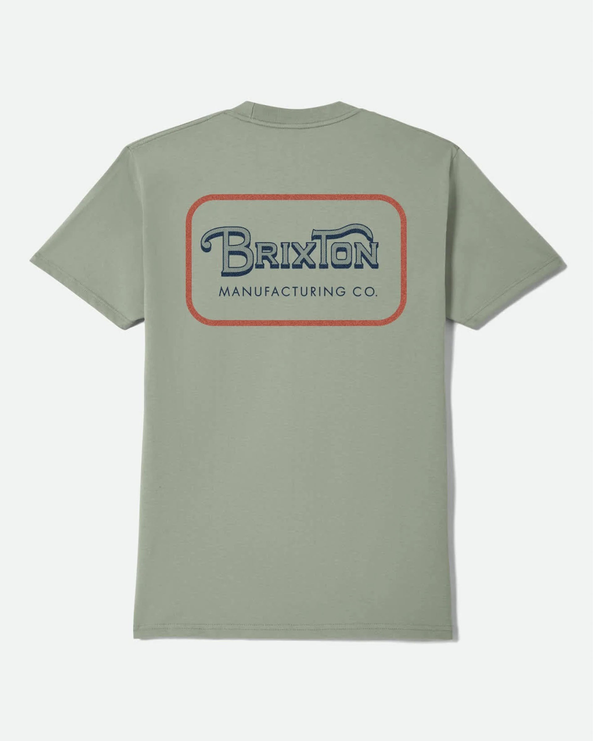 Brixton Grade S/S Standard T-Shirt - Desert Green/Dark Navy/Amber Terrain