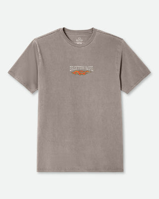 Brixton Hardee Short Sleeve Standard T-Shirt - Cinder Worn Wash