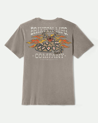 Brixton Hardee Short Sleeve Standard T-Shirt - Cinder Worn Wash