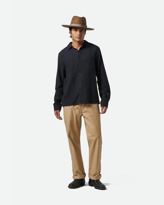 Brixton Hasting Kapok Flannel - Heather Black