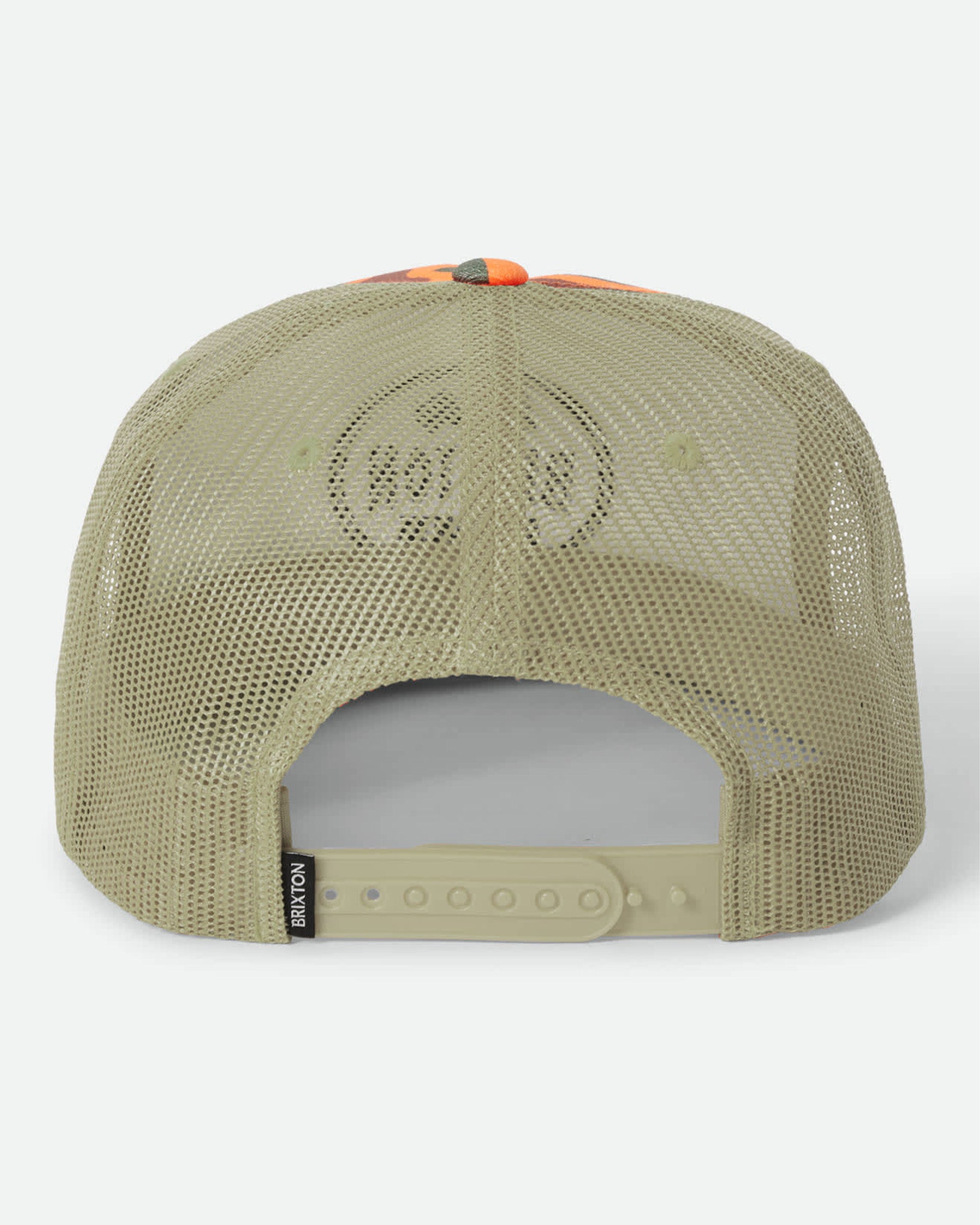 Brixton Henry MP Trucker Hat - Orange Duck Camo/Orange