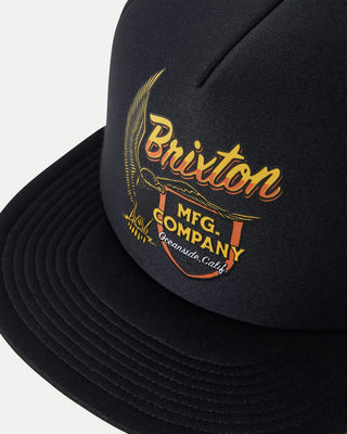 Brixton Highline Netplus Trucker Hat - Black