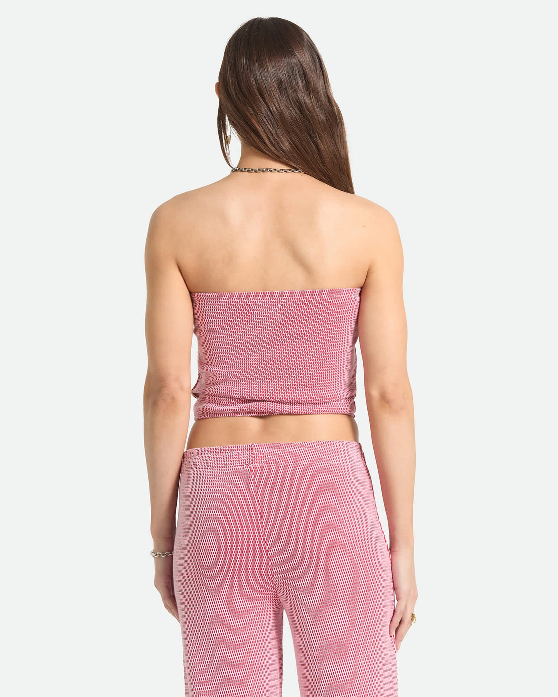 Brixton Women's Hot To Go Tube Top - Adrenaline Rush/White Weave