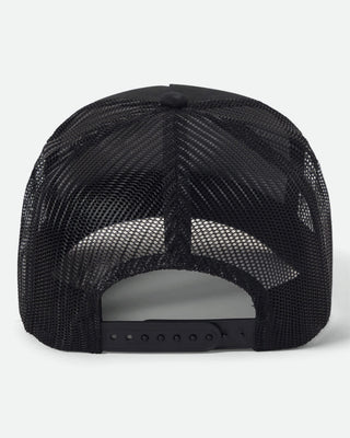 Brixton Hubal Netplus Trucker Hat - Black/Black