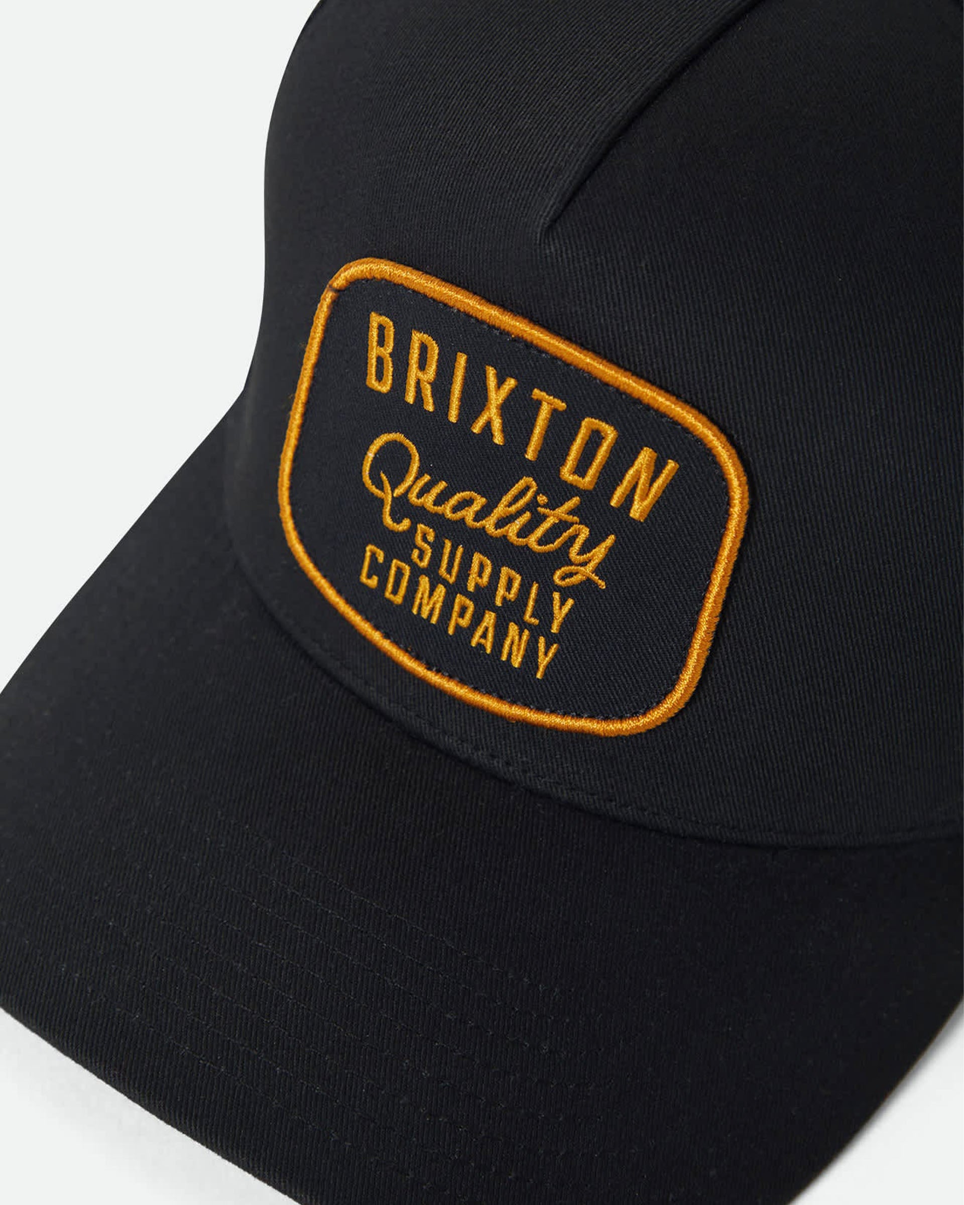 Brixton Hubal Netplus Trucker Hat - Black/Black