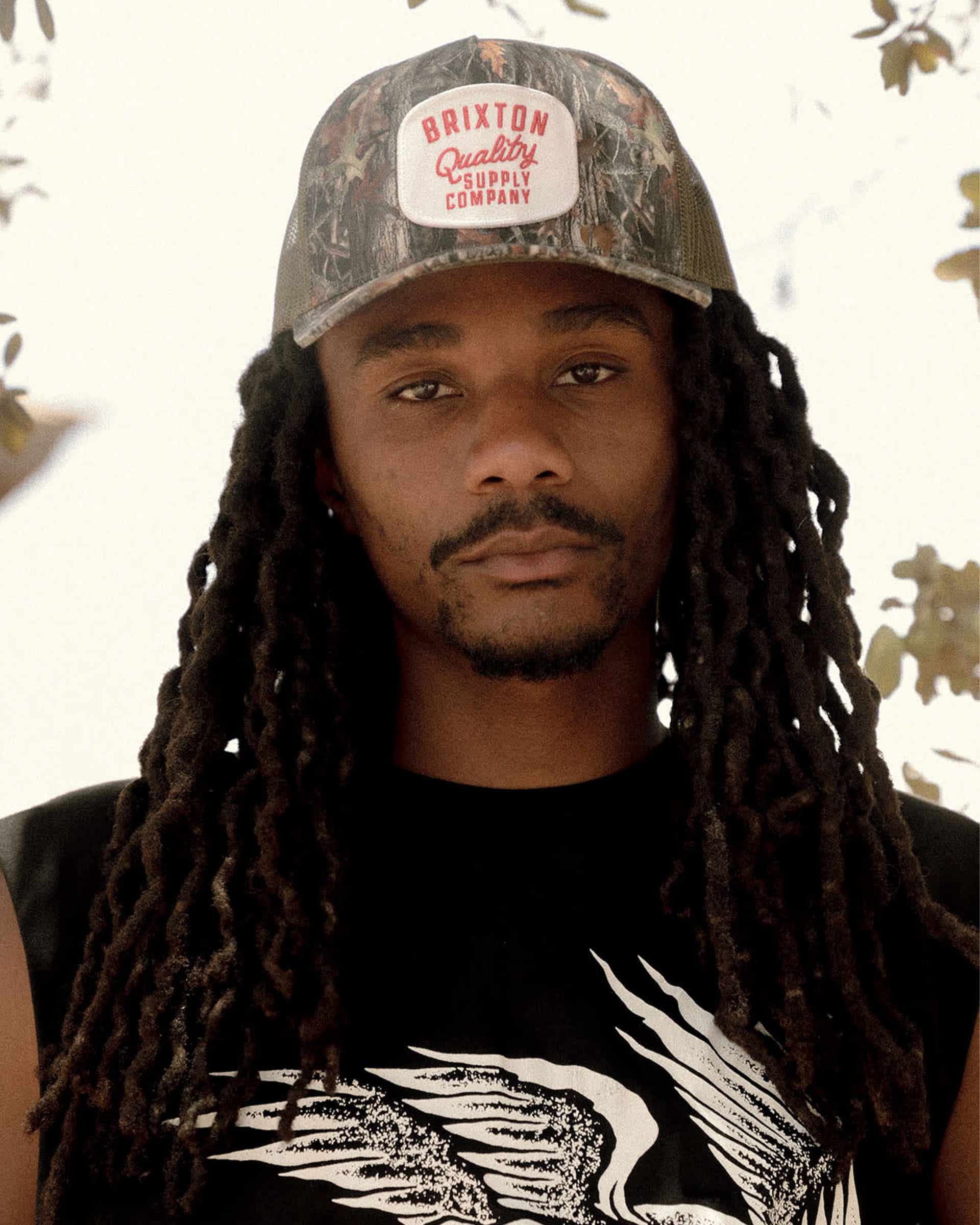 Brixton Hubal Netplus Trucker Hat - Tree Camo/Olive