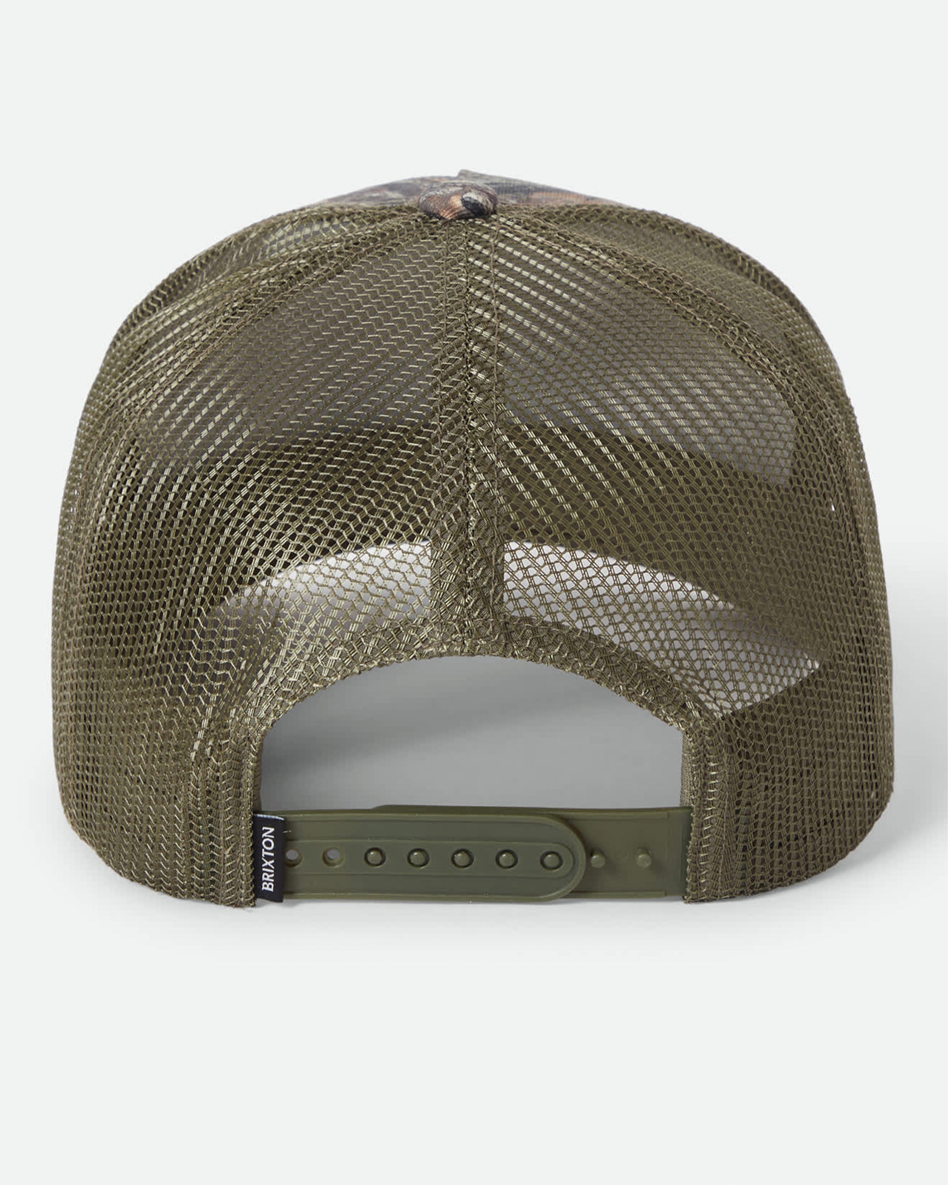 Brixton Hubal Netplus Trucker Hat - Tree Camo/Olive