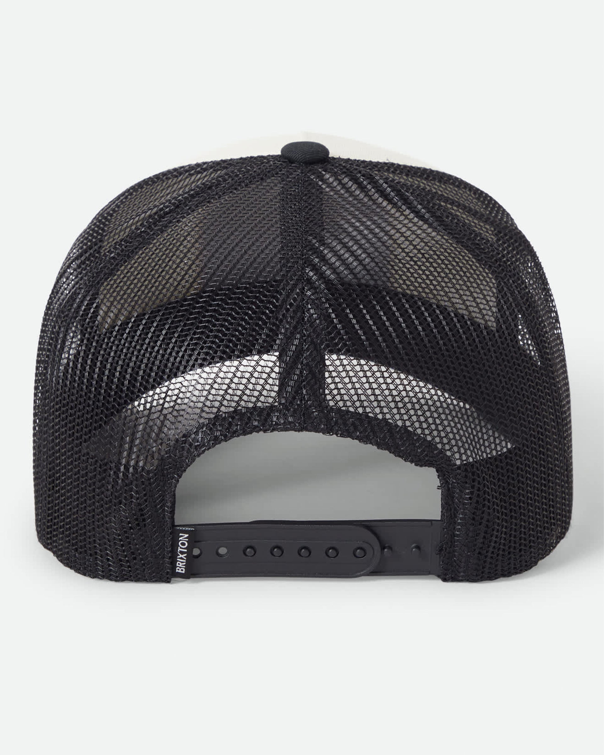 Brixton Hubal Netplus Trucker Hat - Black/Off White/Black