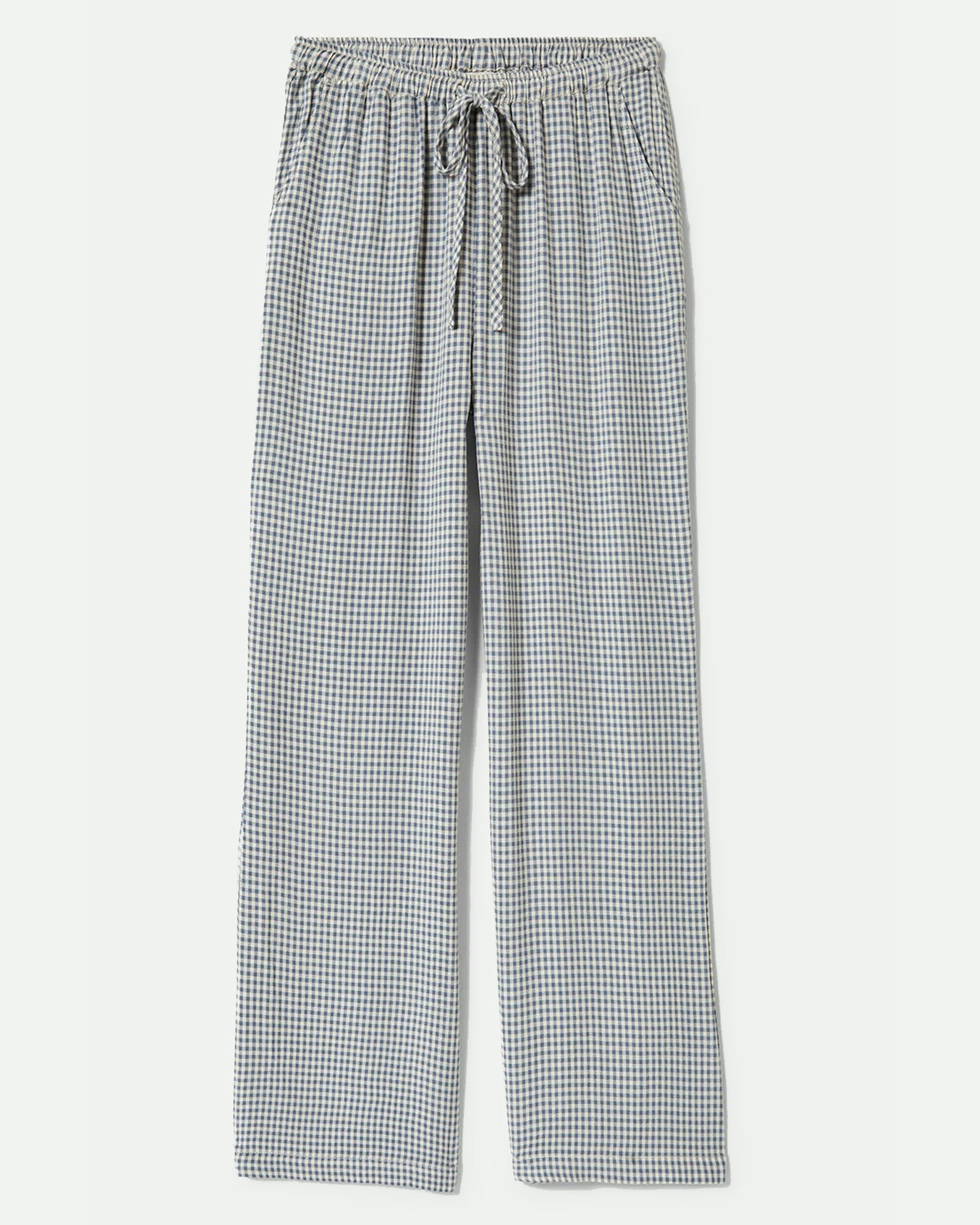 Hudson Lounge Pant - Azure Blue Gingham – Jack's Surfboards
