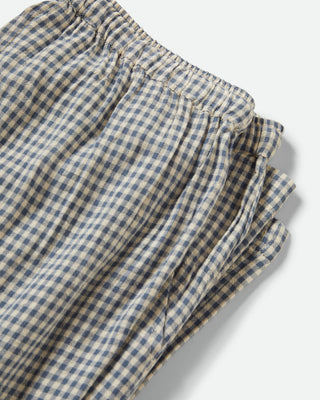 Brixton Women's Hudson Lounge Pant - Azure Blue Gingham