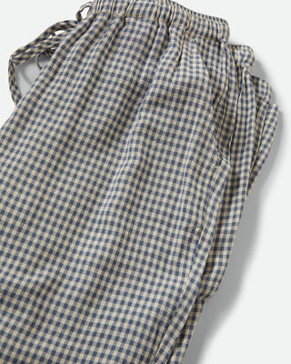 Brixton Women's Hudson Lounge Pant - Azure Blue Gingham
