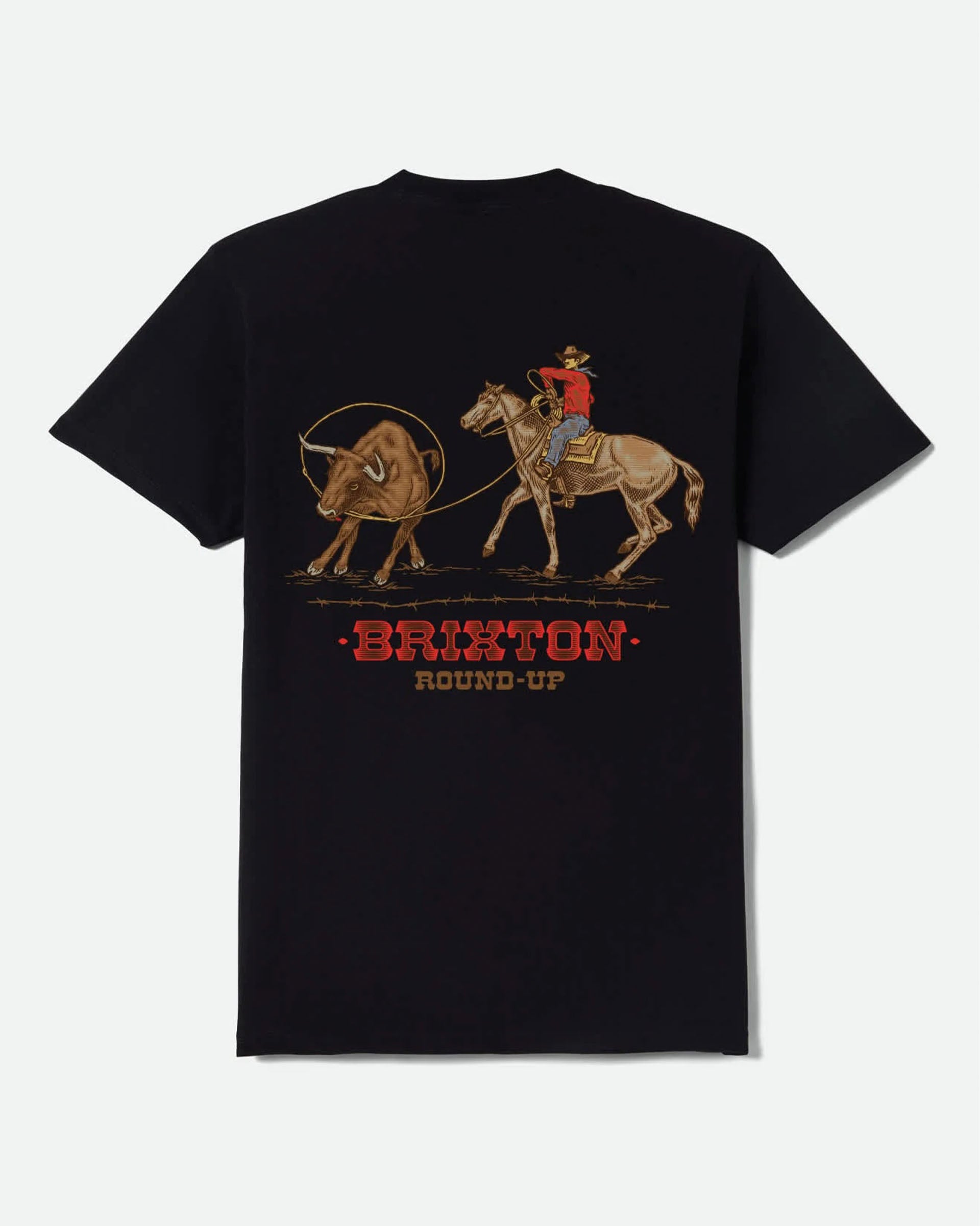 Brixton Hutchins Short Sleeve T-Shirt - Black