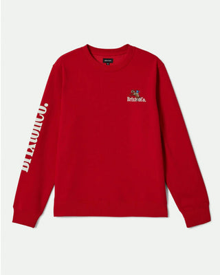 Brixton Inwood Crew - Crimson