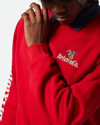 Brixton Inwood Crew - Crimson