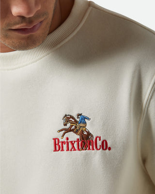 Brixton Inwood Crew - Egret White