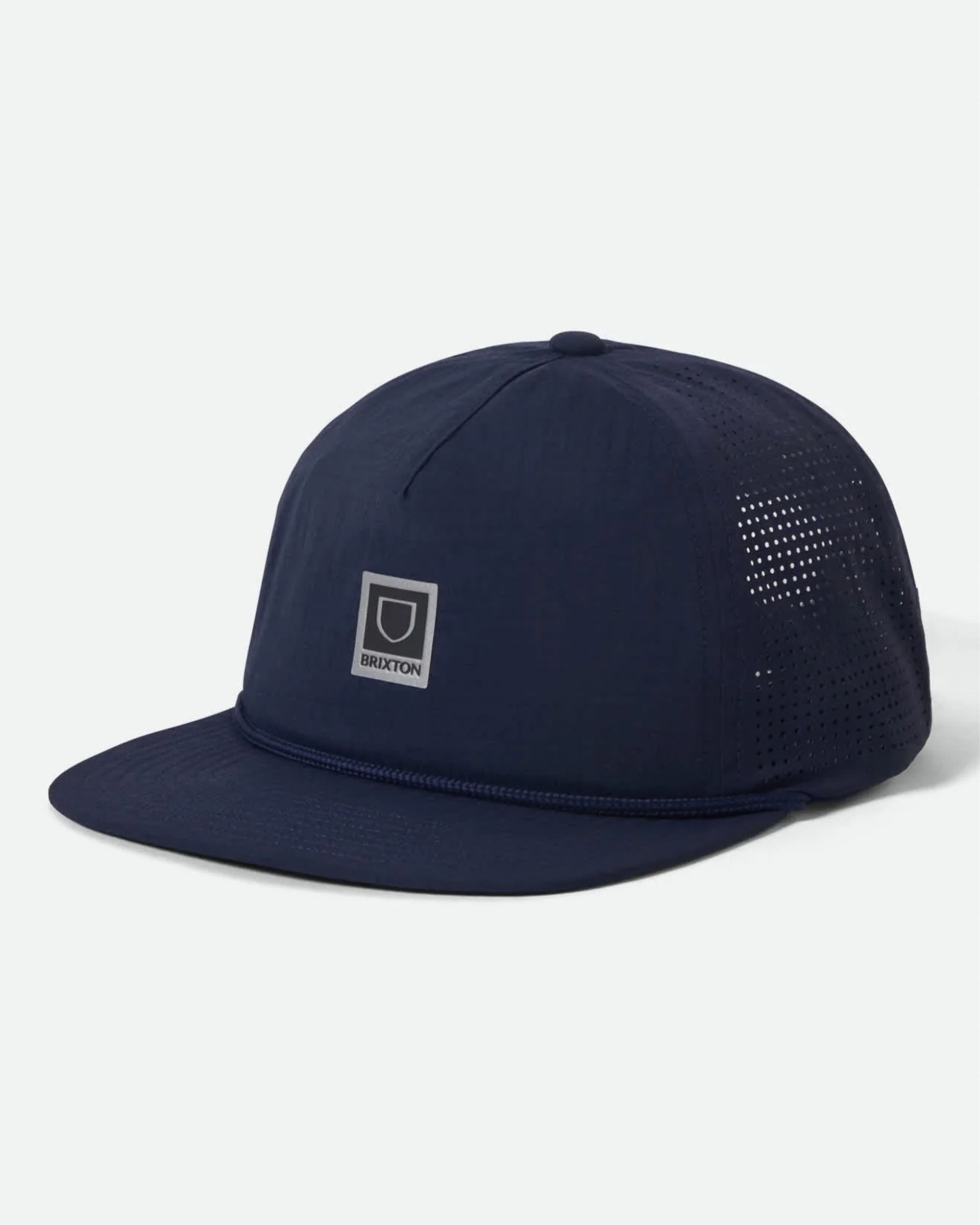 Brixton Journey Performance Snapback Hat - Midnight Blue