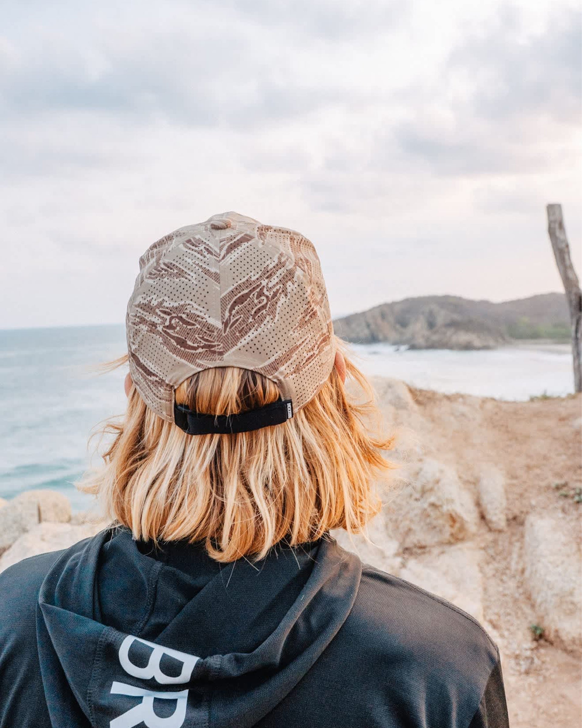Brixton Journey Performance Snapback Hat - Desert Tiger Camo