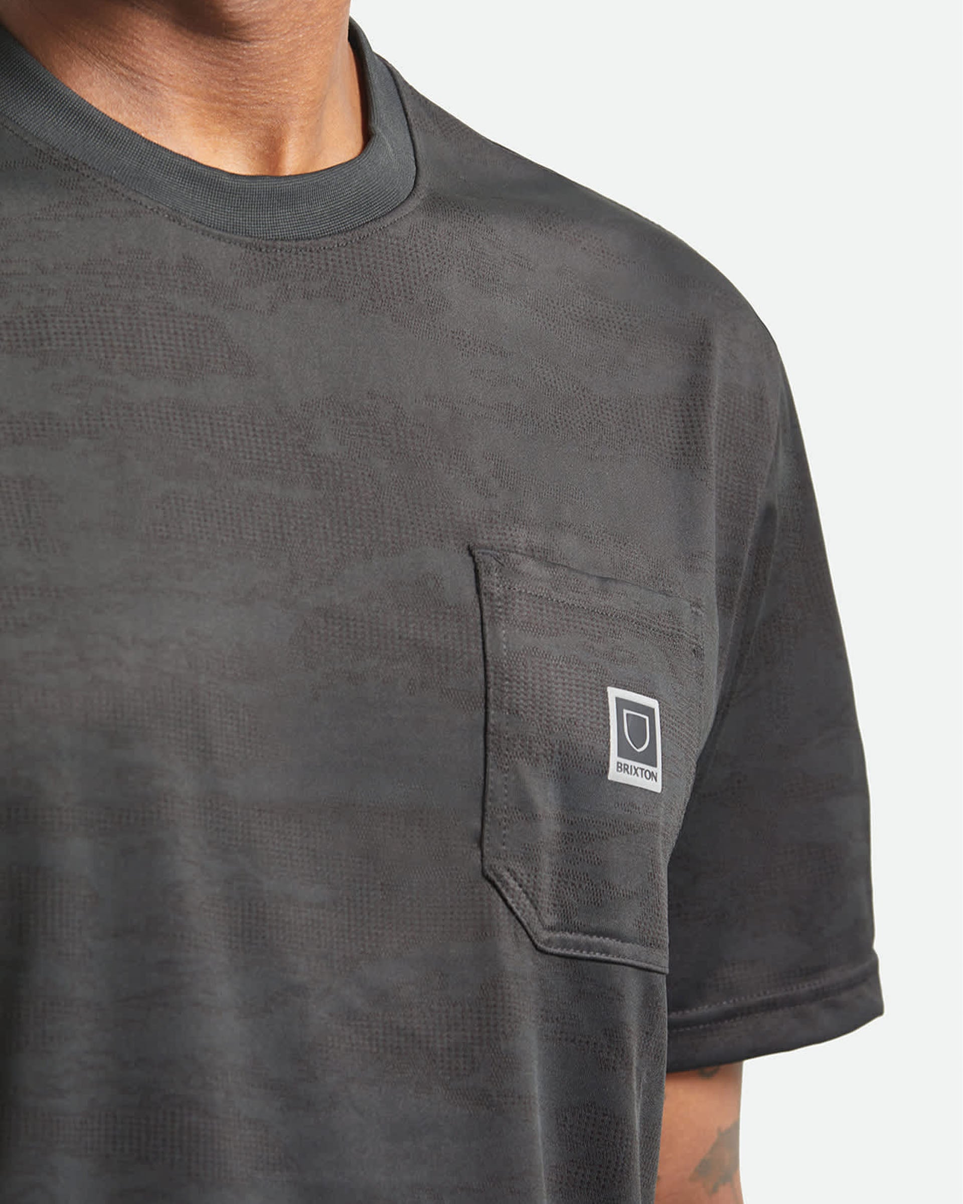 Journey S/S Pocket T-Shirt - Black Tiger Camo