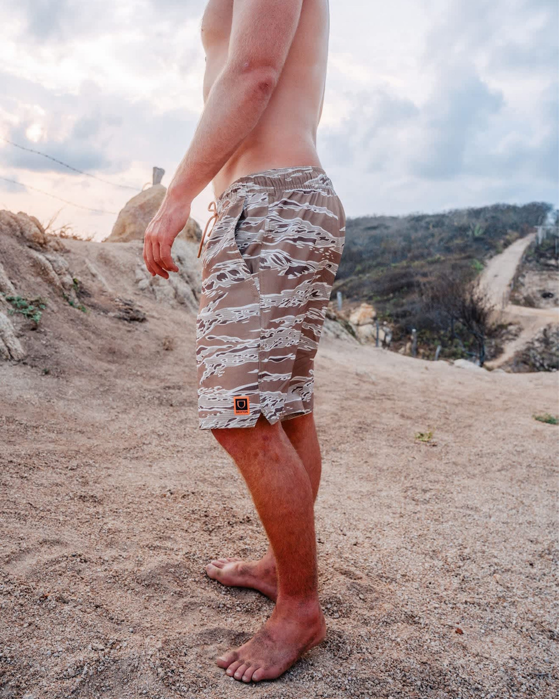 Brixton Journey Active Short - Desert Tiger Camo