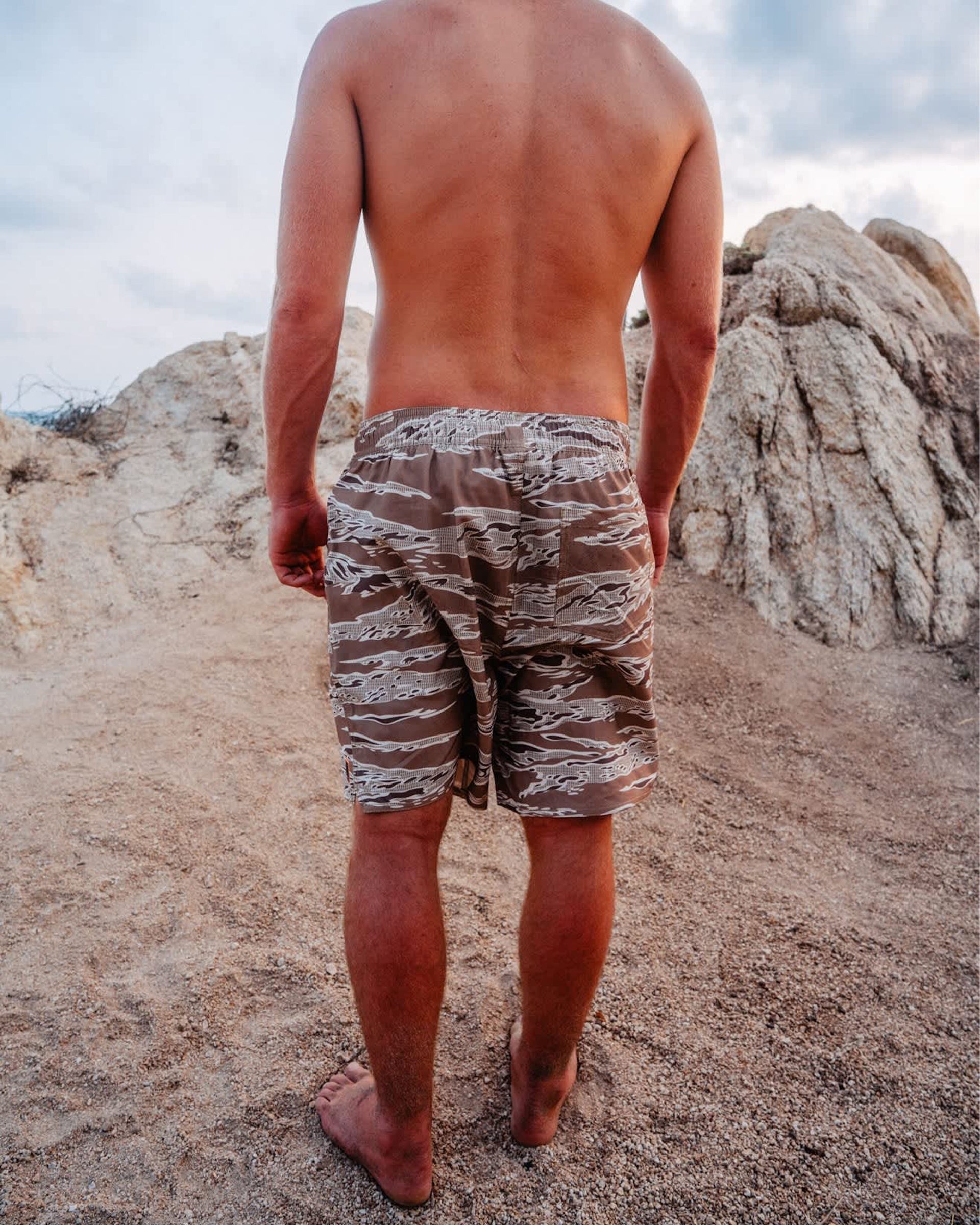 Brixton Journey Active Short - Desert Tiger Camo