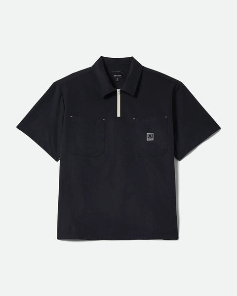 Journey Lightweight 1/2 Zip Cropped Shirt - Black – Jack's Surfboards